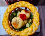 A picture of step 34 of Bread Basket With Chicken Cheese kabab Buns.
