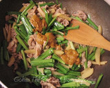 A picture of step 9 of Pork, Chinese Chives, and Potato Summer Curry Stir-Fry.