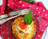 Une image de l'étape 7 de Aubergine et tomate au four façon parmigiana.
