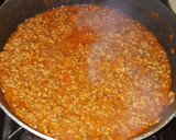 A picture of step 4 of Spaghetti made with spaghetti squash.