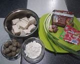 Foto langkah ke 1 dari resep Bola_bola tahu mie isi bakso.