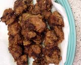 A picture of step 4 of Fried Chicken livers.
