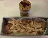 A picture of step 5 of Macrobiotic Marbled Cocoa Pound Cake.
