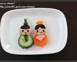 A picture of step 2 of Girl's Day Bento Pinchos.