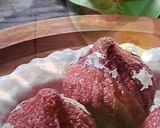 A picture of step 1 of Red Velvet Coconut Modak.