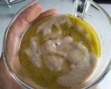 Foto del paso 4 de la receta: "Filete" de coliflor con cebollas salteadas y dip de berenjenas🤨🙄🤔🍆🌰🥦
