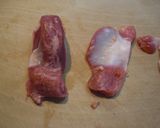 A picture of step 1 of Gizzard Jerky.