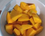 Foto langkah ke 2 dari resep Smoothies mangga ala king mango vegan friendly!.