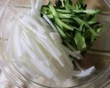 A picture of step 1 of Seasonal Bonito Seared Skipjack Tuna (Bonito) Salad.