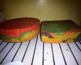 A picture of step 7 of Multicoloured marble cake. #FestiveContestNaivasha.