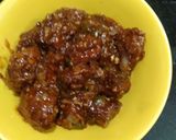 A picture of step 7 of Veg Manchurian.