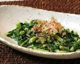 A picture of step 6 of Turnip Leaf Furikake.