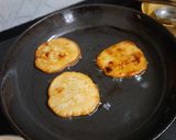 A picture of step 7 of Banana malpua.