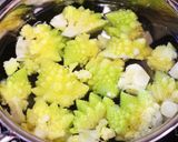 A picture of step 1 of Romanesco Broccoli & Cheese Canapés.