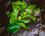 A picture of step 4 of Leftover paratha Patra (famous Gujarati dish).
