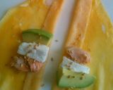 A picture of step 2 of Super Easy Crepe California Rolls.