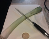 A picture of step 1 of Pork, Leek And Onion Soup.