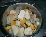A picture of step 4 of Cream Stew without Roux.