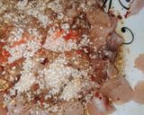 A picture of step 1 of Chicken tender pops.