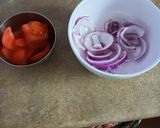 A picture of step 1 of Kali mirch chicken dry.