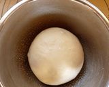 A picture of step 2 of Black Sesame Anpan Flavoured with Brown Sugar (Bread Rolls Filled with Beans Paste).