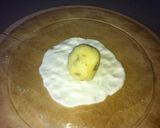 A picture of step 3 of Potato Filled Kinako Mochi.