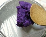 A picture of step 7 of Purple Sweet Potato Mont Blanc Tart.