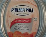 A picture of step 1 of Ham and smoked salmon cream cheese sandwich.