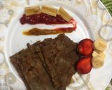 A picture of step 3 of Jowar pancakes.