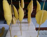 Hình bước làm 1 của món Bánh đậu xanh tạo hình trái cây