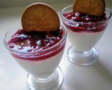 Foto del paso 11 de la receta: Panna cotta de limón🍋 y galletas con confitura de fresas 🍓