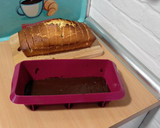 Foto del paso 6 de la receta: Bizcocho de yogur de limón con base de chocolate
