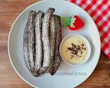 Foto langkah ke 7 dari resep Churros Cookies n' Cream a.k.a Churros Oreo.