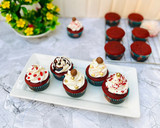 A picture of step 4 of Red velvet cake(RVC).