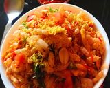 A picture of step 4 of Schezwan Kurmura Bhel.