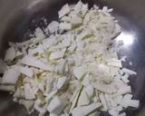 A picture of step 1 of Milky bar white burfi.