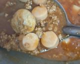 Gambar langkah 12 resipi Spaghetti Goreng.