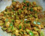 A picture of step 7 of Cucumber- Capsicum Sabji.
