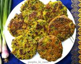 A picture of step 4 of Green onion fritters.
