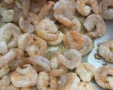 A picture of step 3 of Kung Pao Prawns.