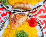 صورة لخطوة 6 من وصفة أرز مندي بالدجاج 🍘🍗💛