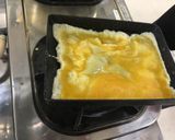 A picture of step 3 of Japanese Rolled Omelet.