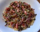 Foto del paso 4 de la receta 214. Ensalada de pasta con tomates negros