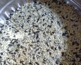 A picture of step 1 of Rice Urad Dal Khichadi.