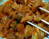 Foto langkah ke 7 dari resep Sate Kikil bumbu kacang #week8.