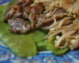 Foto del paso 4 de la receta Cena ligera con tirabeques y pollo
