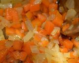 A picture of step 1 of Koshari.