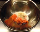A picture of step 3 of Mentaiko Spaghetti with Delicious Shiso Leaves.