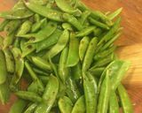 A picture of step 2 of Sugar Snap Pea With Parmigiano Salad.