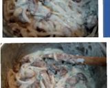 A picture of step 5 of Ladybirds Easy Creamy Steak Pasta.